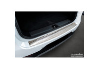 Stainless steel rear bumper protector suitable for Mercedes EQE SUV (X294) 2022 - 'Ribs'
