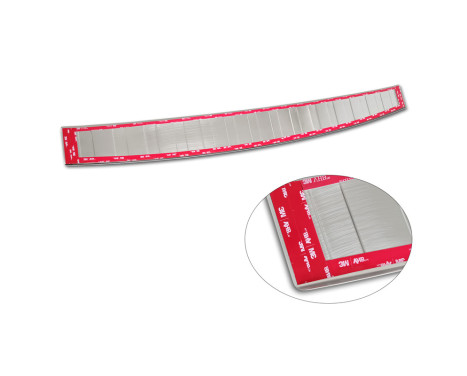 Stainless steel rear bumper protector suitable for Mercedes EQE SUV (X294) 2022 - 'Ribs', Image 7