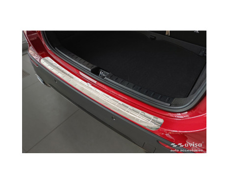 Stainless Steel Rear Bumper Protector suitable for Mercedes GLA-Class II H247 2020- 'Ribs'