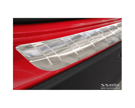 Stainless Steel Rear Bumper Protector suitable for Mercedes GLA-Class II H247 2020- 'Ribs', Image 2