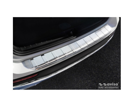 Stainless Steel Rear Bumper Protector suitable for Mercedes GLB (X247) 2019- 'Ribs'