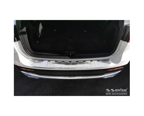 Stainless Steel Rear Bumper Protector suitable for Mercedes GLB (X247) 2019- 'Ribs', Image 2