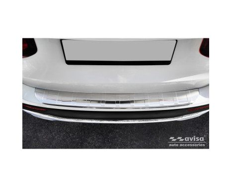 Stainless Steel Rear Bumper Protector suitable for Mercedes GLB (X247) 2019- 'Ribs', Image 3