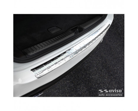 Stainless steel rear bumper protector suitable for Mercedes GLS II (X167) 2019- 'Ribs'