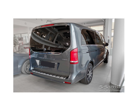 Stainless steel rear bumper protector suitable for Mercedes Vito / V-Class 2014-2019 & Facelift 2019- (rear cl, Image 6
