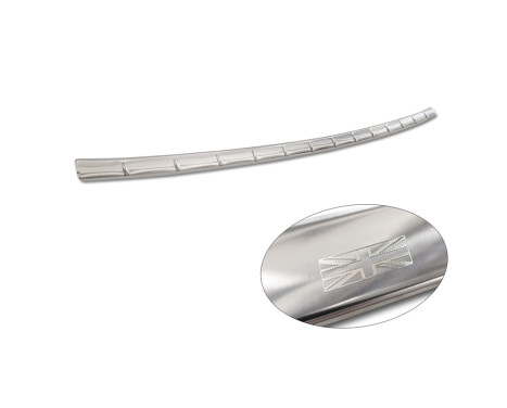 Stainless steel rear bumper protector suitable for MG 4 (EV) 2022- 'British Flag', Image 7