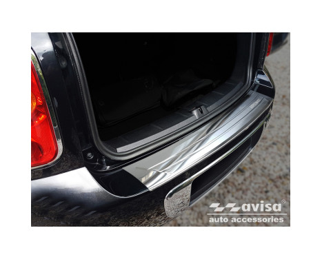 Stainless Steel Rear Bumper Protector suitable for Mini Countryman R60 2010-2014 'British Flag', Image 2