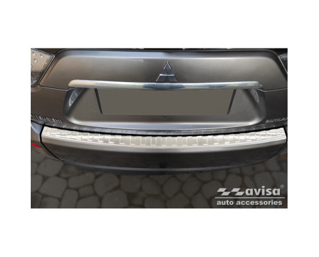 Stainless Steel Rear Bumper Protector suitable for Mitsubishi Outlander II 2006-2012 / Peugeot 4007 2007-2012 /, Image 3