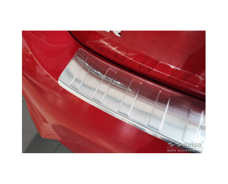 Stainless Steel Rear Bumper Protector suitable for Mitsubishi Space Star Facelift 2020- 'Ribs', Image 4