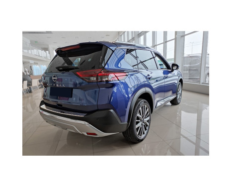 Stainless steel rear bumper protector suitable for Nissan X-Trail IV (T33) 2021- 'Ribs', Image 5