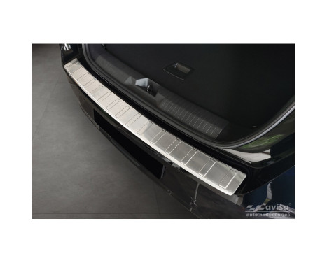 Stainless steel rear bumper protector suitable for Opel Astra L HB 5-door 2021- 'Ribs', Image 4