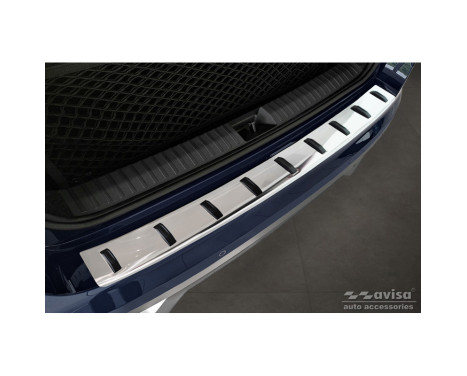 Stainless Steel Rear Bumper Protector suitable for Skoda Kamiq 2019- 'STRONG EDITION', Image 3