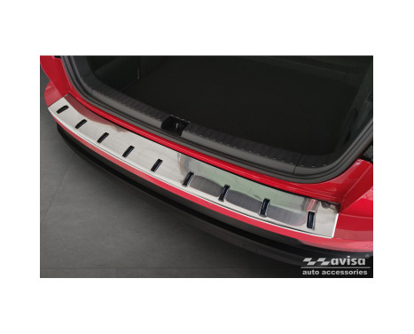 Stainless steel rear bumper protector suitable for Skoda Karoq (NU7) Facelift incl. Sportline 2022-, Image 4