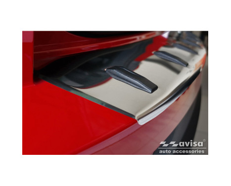 Stainless steel rear bumper protector suitable for Skoda Karoq (NU7) Facelift incl. Sportline 2022-, Image 5