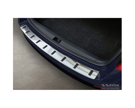Stainless Steel Rear Bumper Protector suitable for Skoda Octavia III Combi Facelift 2017-2020 'STRONG EDITION', Image 3