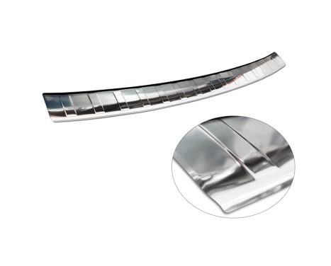 Stainless Steel Rear Bumper Protector suitable for Skoda Octavia IV Liftback 2020- 'Ribs', Image 5