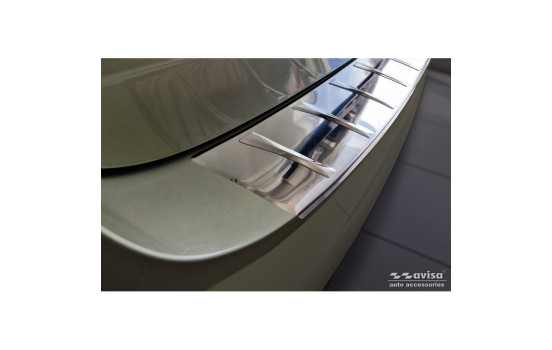 Stainless steel rear bumper protector suitable for Skoda Superb IV Combi 2023 - 'Ribs', Image 3
