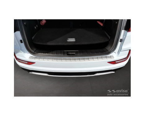 Stainless Steel Rear Bumper Protector suitable for Ssangyong Rexton (YK) Facelift 2021- 'Ribs', Image 3