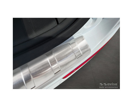 Stainless Steel Rear Bumper Protector suitable for Ssangyong Rexton (YK) Facelift 2021- 'Ribs', Image 4
