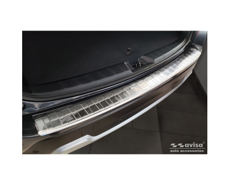 Stainless Steel Rear Bumper Protector suitable for Subaru Forester (SK) 2018- 'Ribs', Image 3