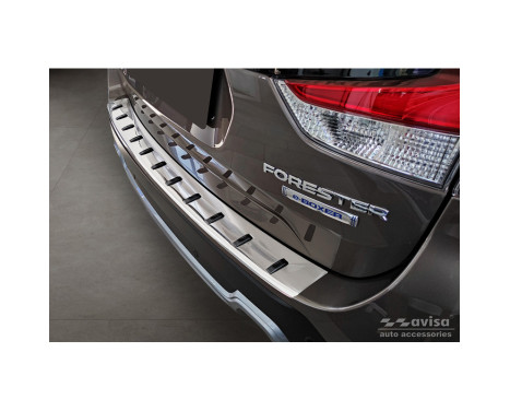 Stainless Steel Rear Bumper Protector suitable for Subaru Forester (SK) 2018- 'STRONG EDITION'