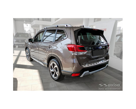 Stainless Steel Rear Bumper Protector suitable for Subaru Forester (SK) 2018- 'STRONG EDITION', Image 6