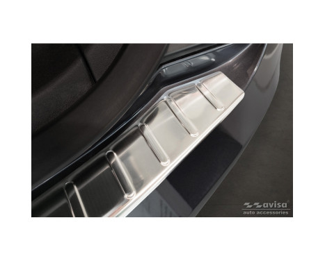 Stainless Steel Rear Bumper Protector suitable for Tesla Model S 2012- 'Ribs', Image 4