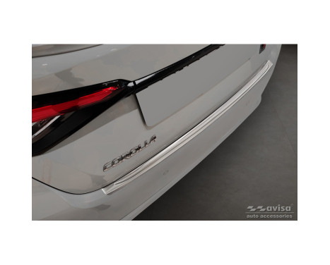 Stainless Steel Rear Bumper Protector suitable for Toyota Corolla XII Sedan 2019-