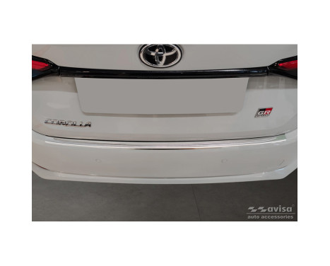 Stainless Steel Rear Bumper Protector suitable for Toyota Corolla XII Sedan 2019-, Image 2