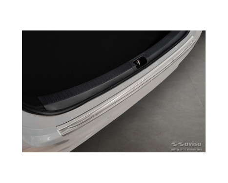 Stainless Steel Rear Bumper Protector suitable for Toyota Corolla XII Sedan 2019-, Image 3