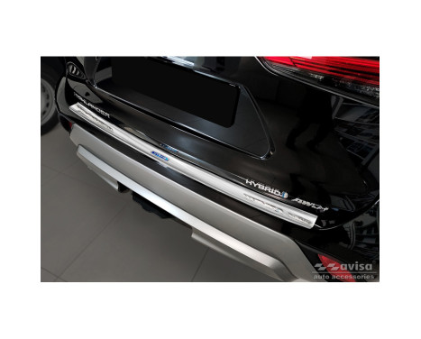 Stainless Steel Rear Bumper Protector suitable for Toyota Highlander (XU70) 2020- 'Hybrid'