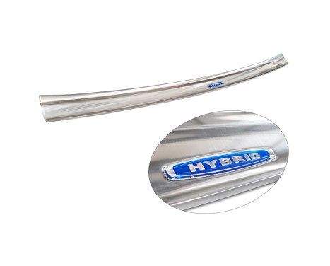 Stainless Steel Rear Bumper Protector suitable for Toyota Highlander (XU70) 2020- 'Hybrid', Image 7