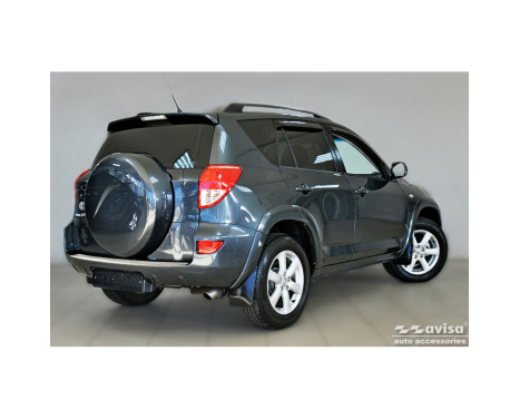 Stainless Steel Rear Bumper Protector suitable for Toyota RAV-4 FL 2008-2010 'Ribs', Image 4