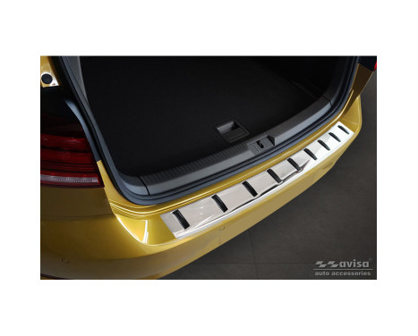 Stainless steel rear bumper protector suitable for Volkswagen Golf VII HB 3/5-door 2012-2017 & Facelift 2017-20, Image 2