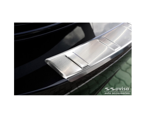 Stainless steel rear bumper protector suitable for Volkswagen ID.3 2020- 'Ribs', Image 3