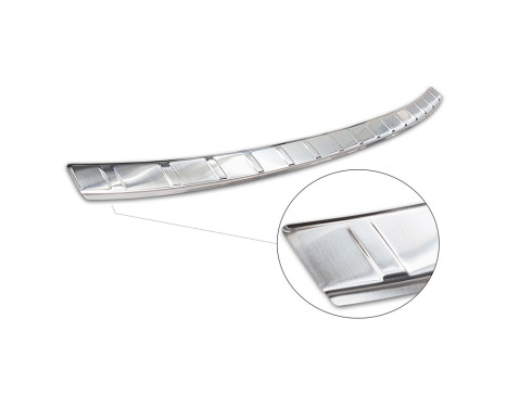 Stainless steel rear bumper protector suitable for Volkswagen ID.3 2020- 'Ribs', Image 6
