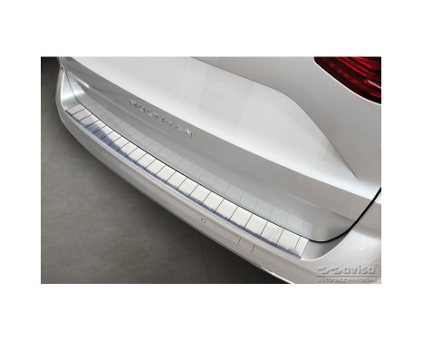 Stainless steel rear bumper protector suitable for Volkswagen Multivan T7 2021- - 'Ribs'