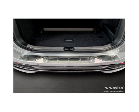 Stainless steel rear bumper protector suitable for Volkswagen Passat Variant (CJ5) 2023- 'Ribs', Image 2
