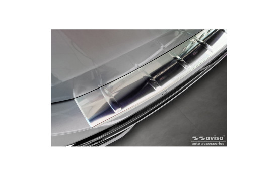 Stainless steel rear bumper protector suitable for Volkswagen Passat Variant (CJ5) 2023- 'Ribs', Image 3