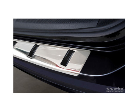Stainless Steel Rear Bumper Protector suitable for Volkswagen Sharan II & Seat Alhambra II 2010- 'STRONG EDITION, Image 4