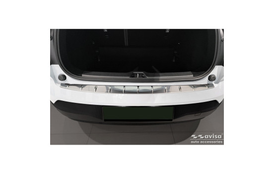 Stainless steel rear bumper protector suitable for Volvo EX30 2023 - 'Ribs', Image 2