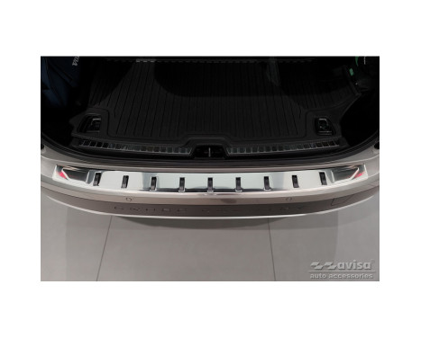 Stainless steel rear bumper protector suitable for Volvo V90 II 2016- (incl. Cross Country) 'STRONG EDITION', Image 3