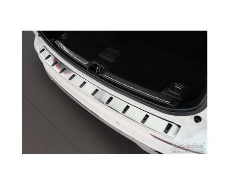 Stainless steel rear bumper protector suitable for Volvo XC60 II 2017-2021 & Facelift 2021- (incl. R-Design) 'ST, Image 3