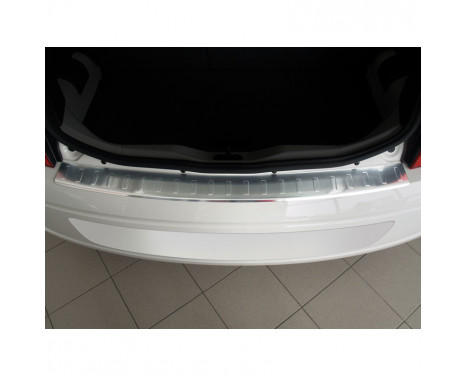 Stainless steel rear bumper protector Volkswagen Up! 3/5 doors 2012- 'Ribs'