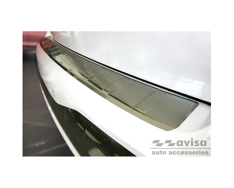Titanium Stainless Steel Rear Bumper Protector suitable for BMW X7 (G07) 2019- 'Ribs'