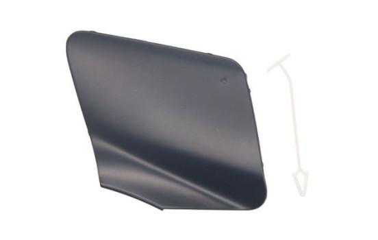 Bumper cover, tow bar