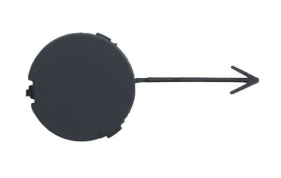 Bumper cover, tow bar