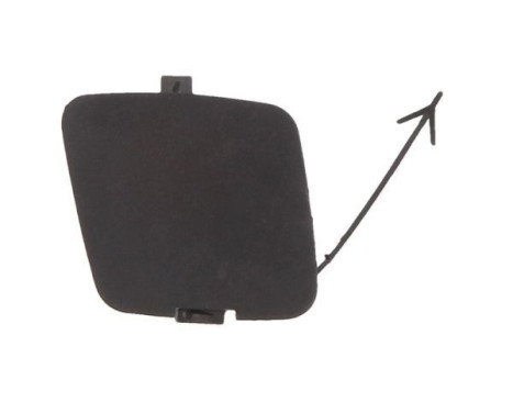 Bumper cover, tow bar