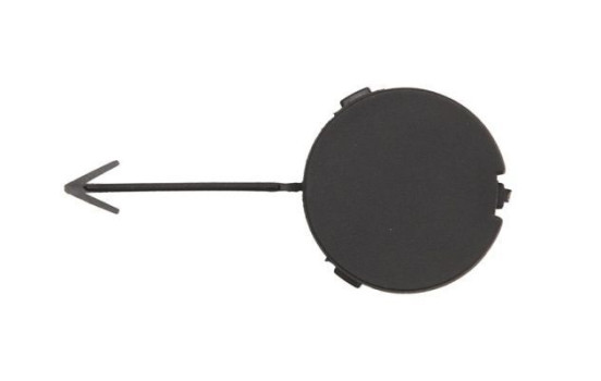 Bumper cover, tow bar