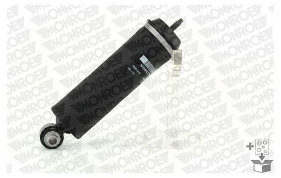 Damper, cab suspension
